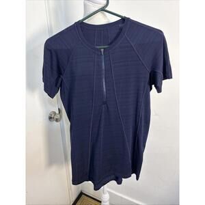 Athleta Pacifica top Set Of 2 Baby Blue & Navy New Medium Great For Water Sports